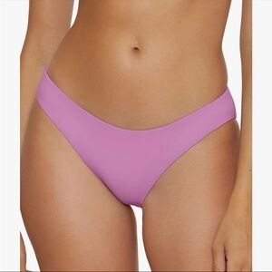 BECCA Women's Modern Edge Hipster Bikini Bottom, Cheeky Coverage, Small